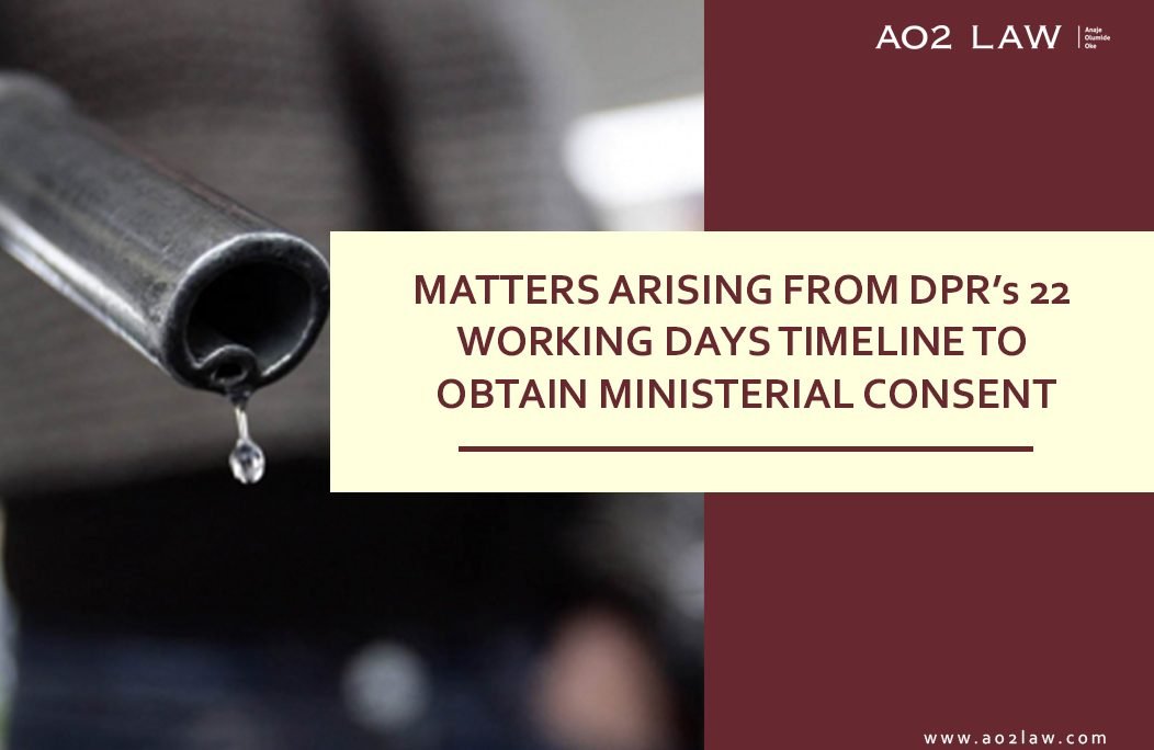 Matters Arising from DPR’s 22 Working Days Timeline to Obtain Ministerial Consent