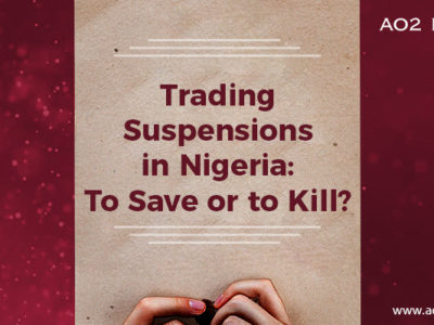 Trading Suspensions in Nigeria:   To Save or to Kill?