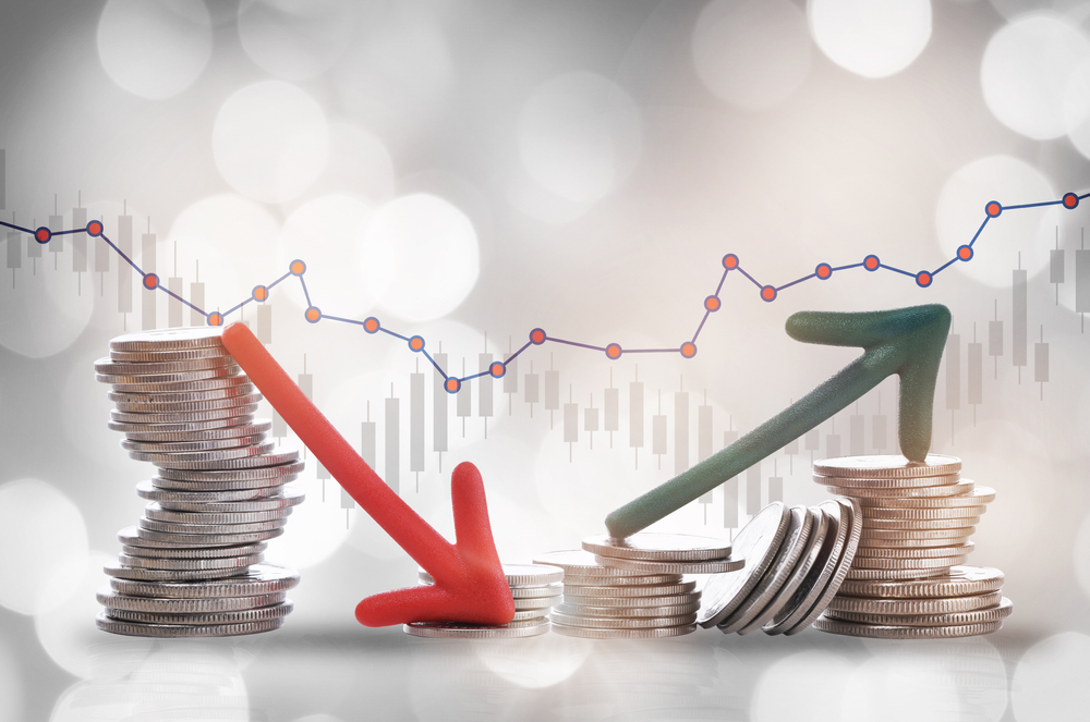 Financial,Depressing,And,Growth,Graph,Stock,Trading,On,Bokeh,Background