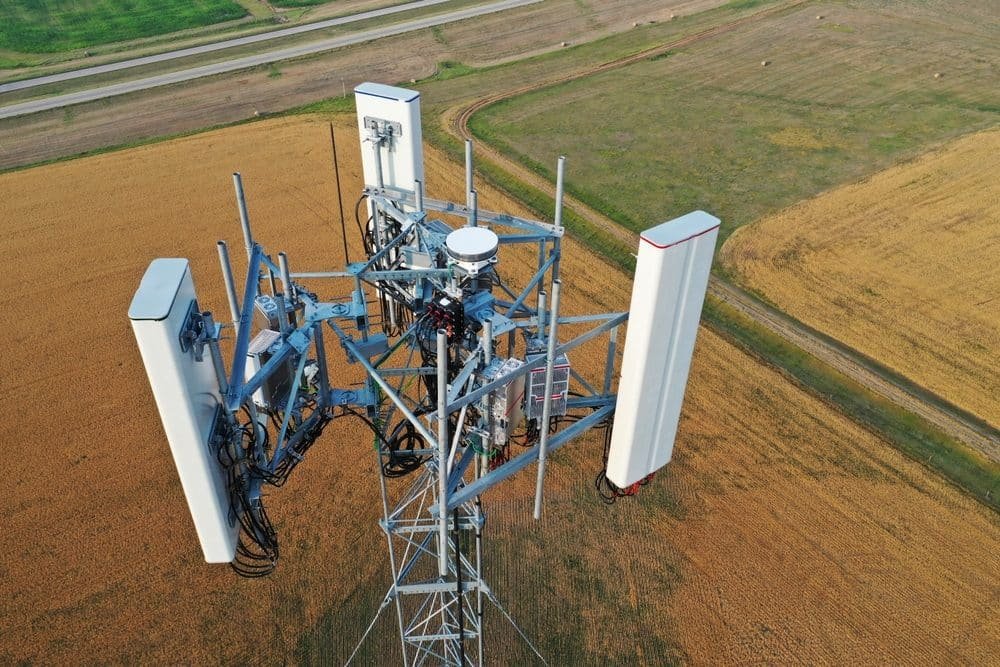 cell tower network aerial africa